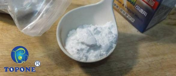 Misture bicarbonato de sódio e açúcar