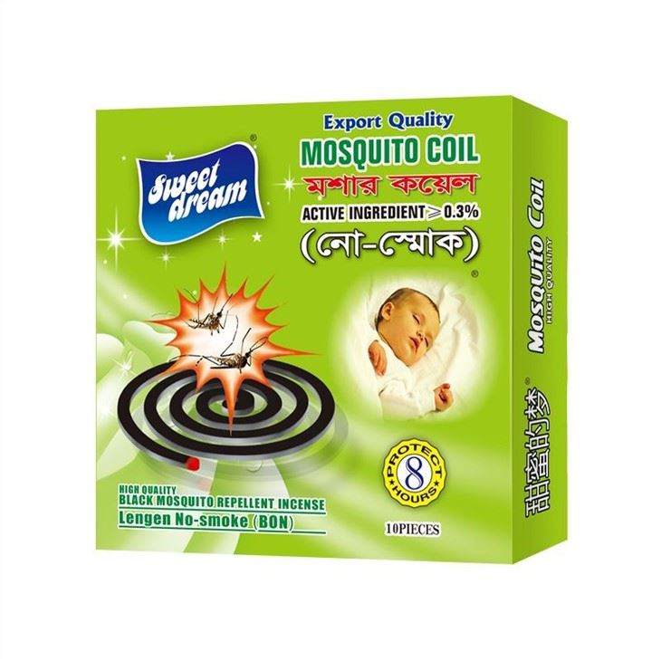 China Fabricante 8 Horas Sweet Dream Smokelss Mosquito Repelente Bobinas