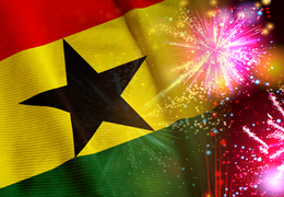 Parabéns pelo Dia da Independência de Gana.