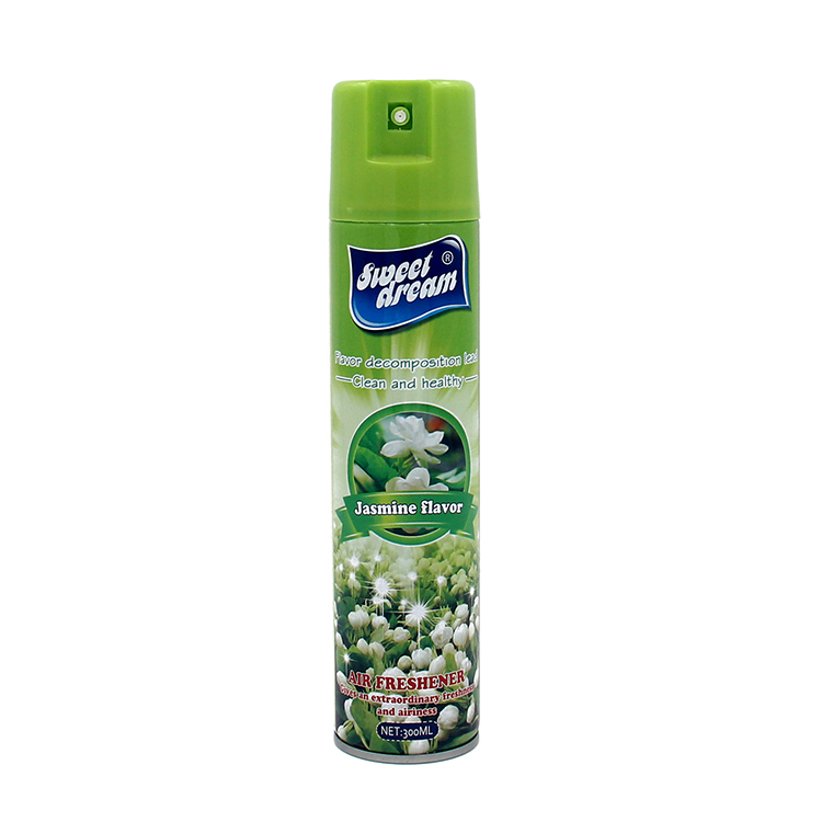 Frasco de spray ambientador com sabor de jasmim