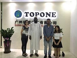 Bem-vindos, clientes do Sudão, visite a Topone Company --- TOPONE NEWS