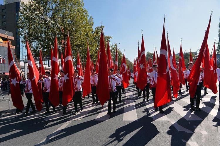 Parabéns pela Proclamação da República de 29 de outubro (TURQUIA)