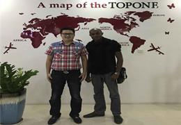 Bem-vindos, clientes da Nigéria, visite a empresa TOPONE.️️