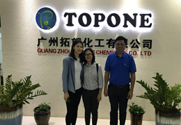 Bem-vindos clientes de Mianmar, visite a empresa TOPONE