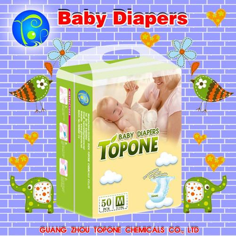 Mantenha a superfície do bebê seca e fralda natural para bebês fabricada na China