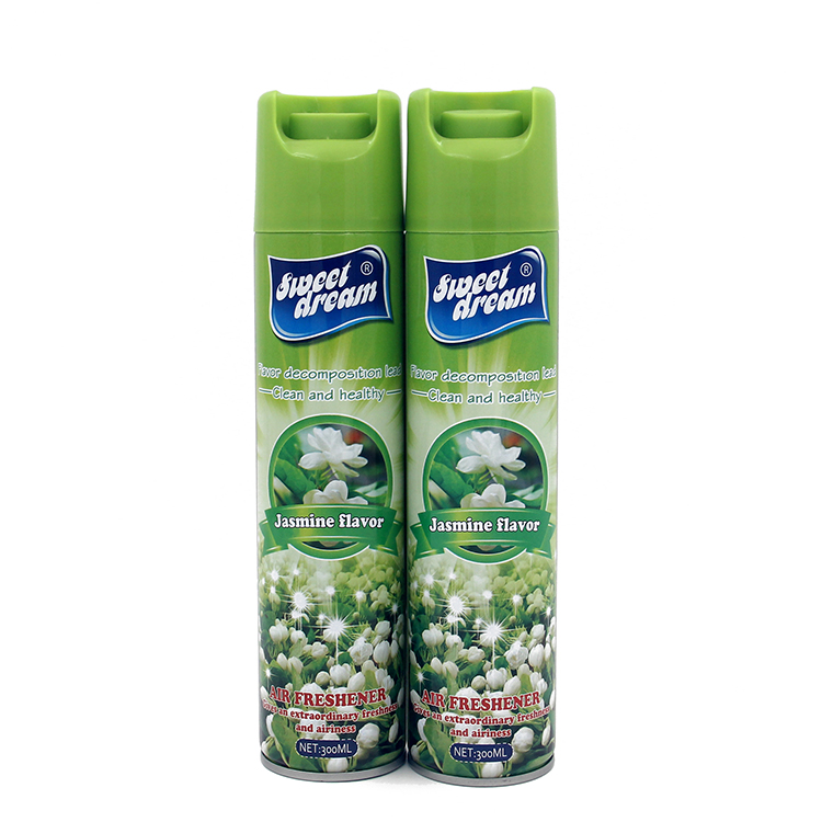 Frasco de spray ambientador com sabor de jasmim