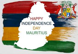 Feliz Dia da Independência das Maurícias.