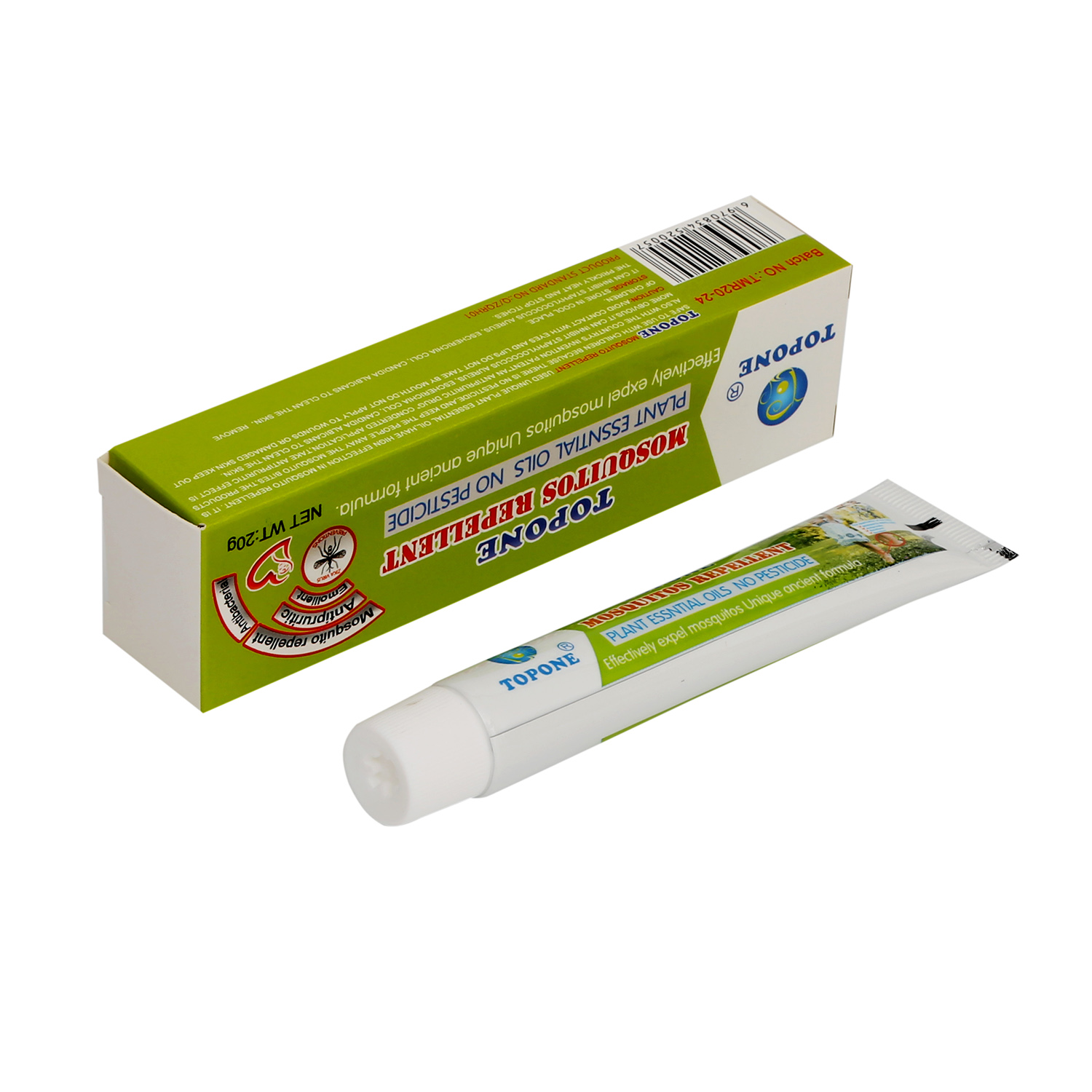 Creme repelente de mosquitos para bebês